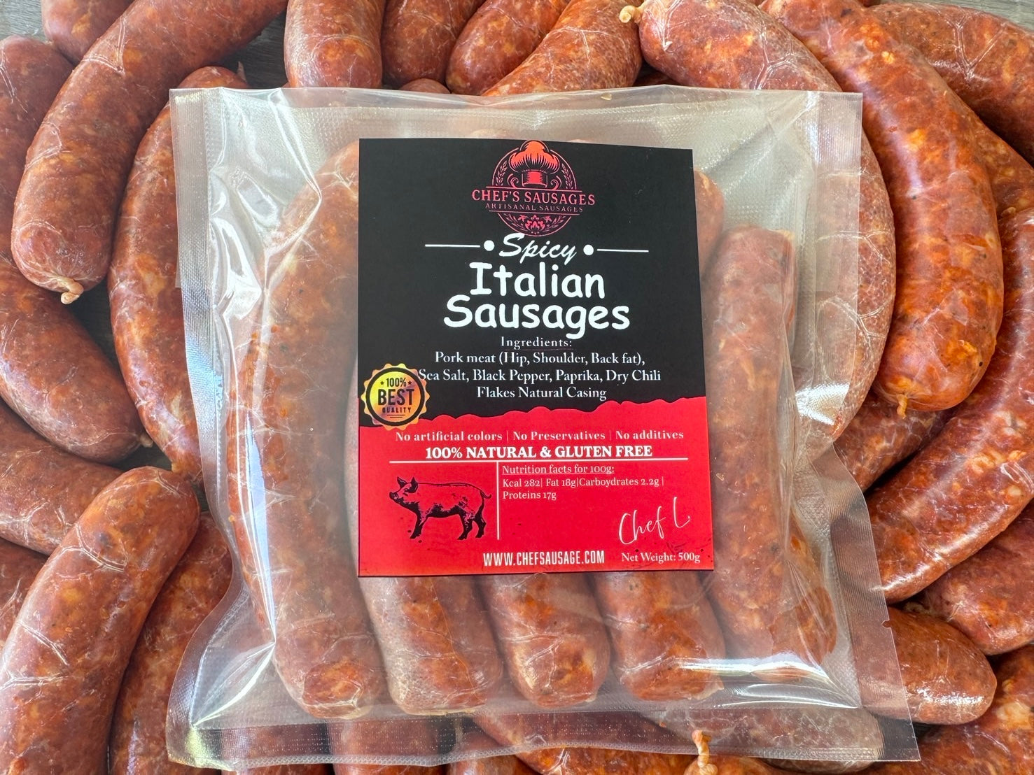 Italian Spicy sausage 500g