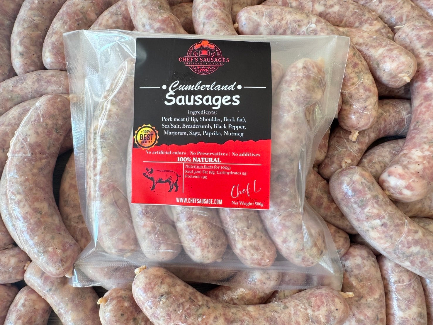 Cumberland Sausages 500g