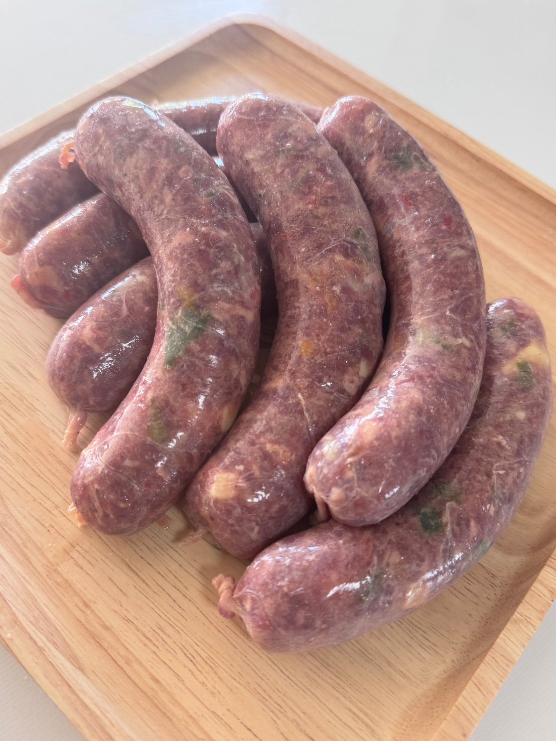 April, Philly Cheese-Steak Links