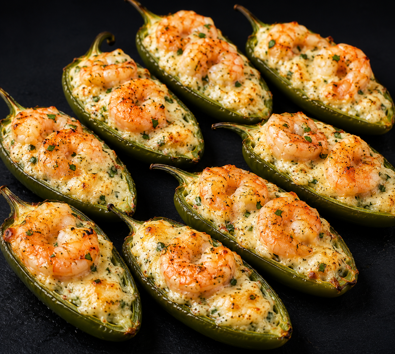 PRE ORDER, available from 11 July - Shrimp & Cream Cheese Jalapeño Poppers