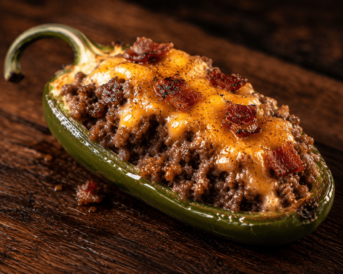 Bacon Cheeseburger Jalapeno Poppers 500g - Chef's Sausage