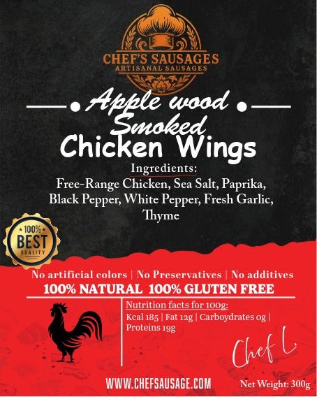 Apple Wood Smoked Chicken Wings 300g