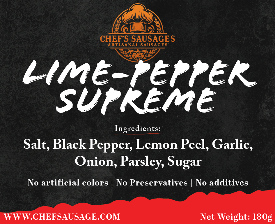 Lime-Pepper Supreme 180g -COMING SOON