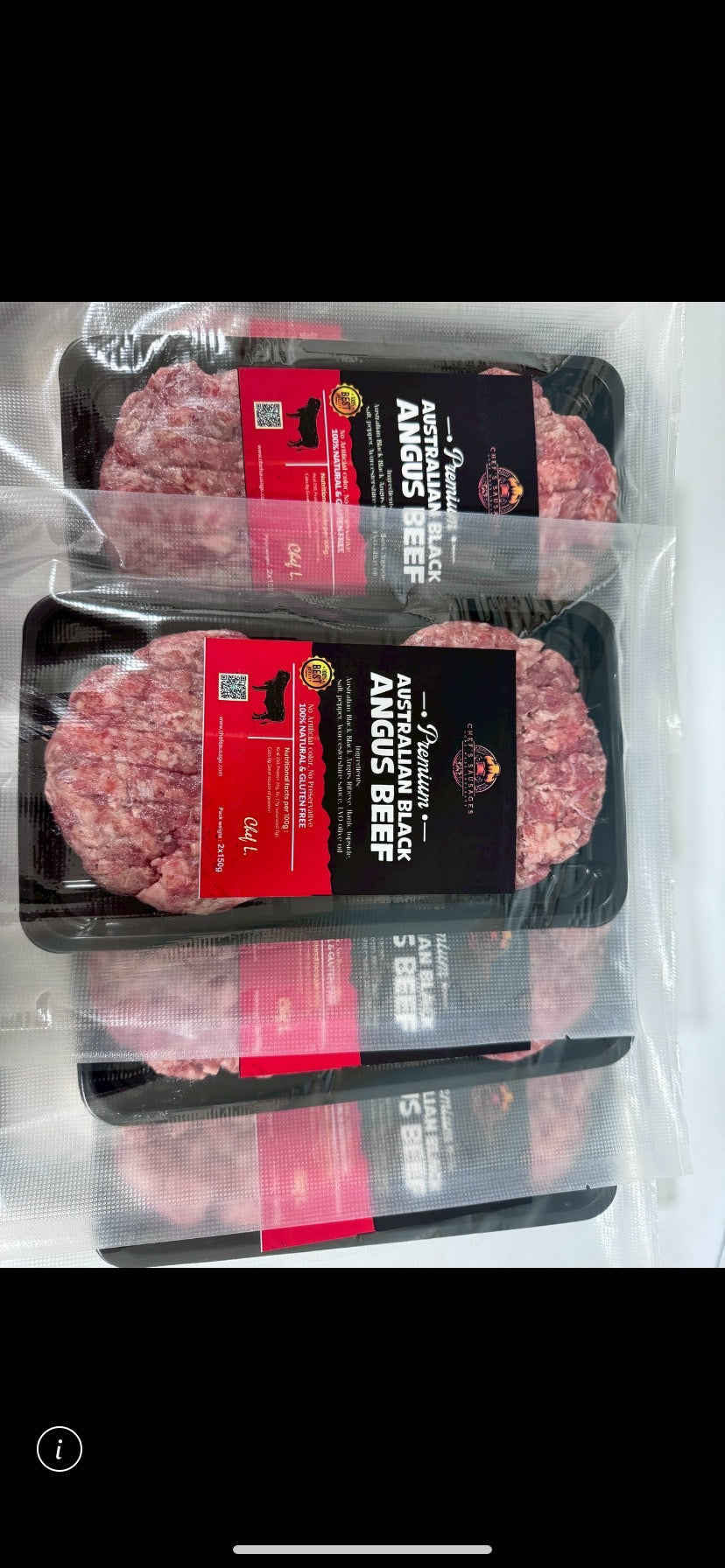 เบอร์เกอร์เนื้อออสเตรเลียแบล็คแองกัส