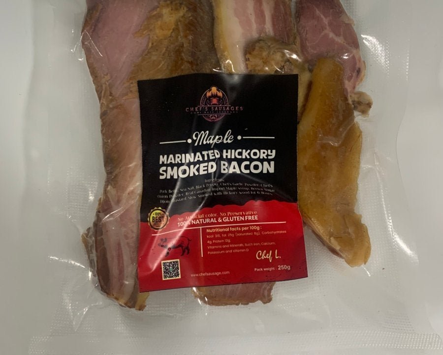 Top & back bacon cuts 250g - Chef's Sausage -