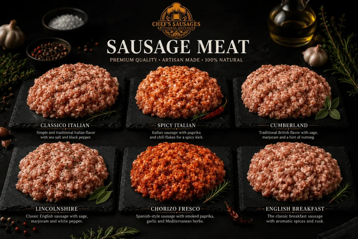 Sausages meat