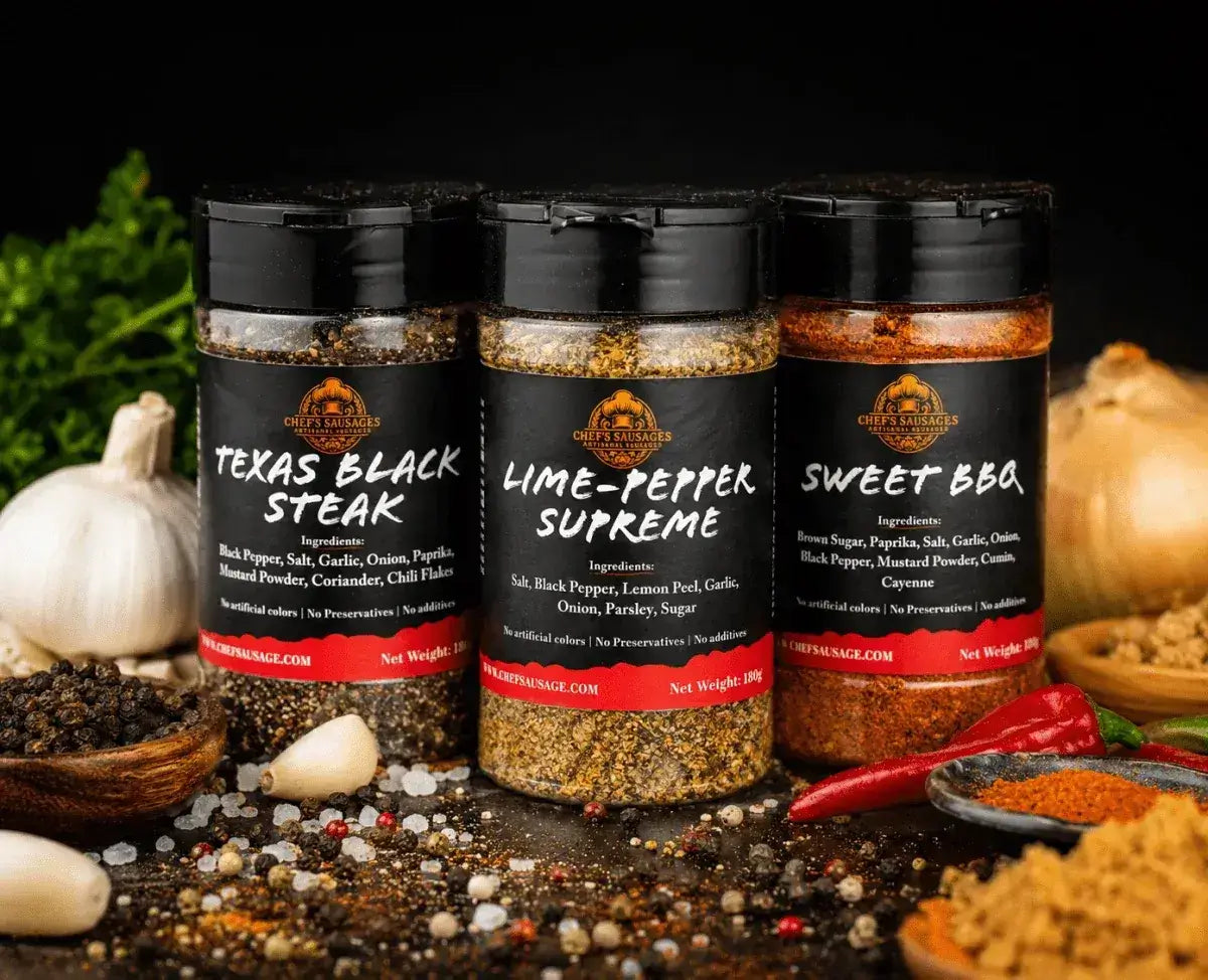 BBQ Rubs - COMING SOON - Chef's Sausage