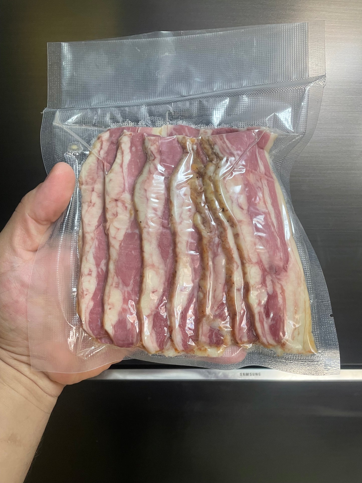 Apple-Hickory Smoked Brisket Bacon