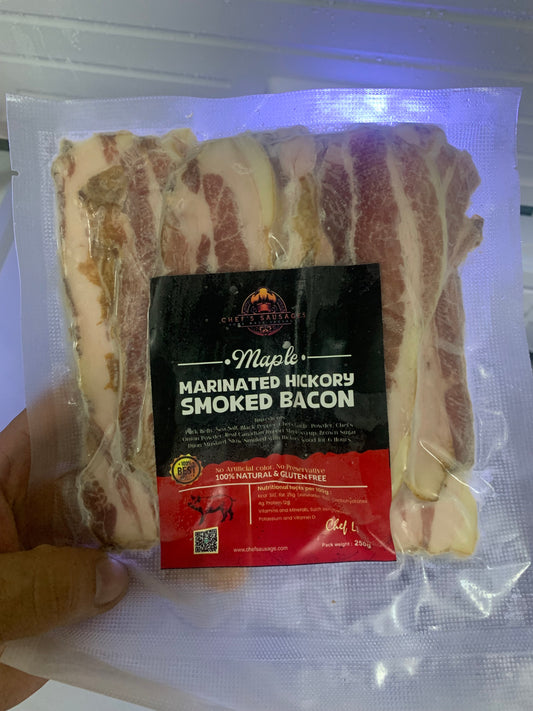 Honey - Garlic Apple/Cherry Wood Smoked Bacon 250g (Pre order, ready on 1/4/25)