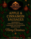 🎄 APPLE & CINNAMON SAUSAGES 500g