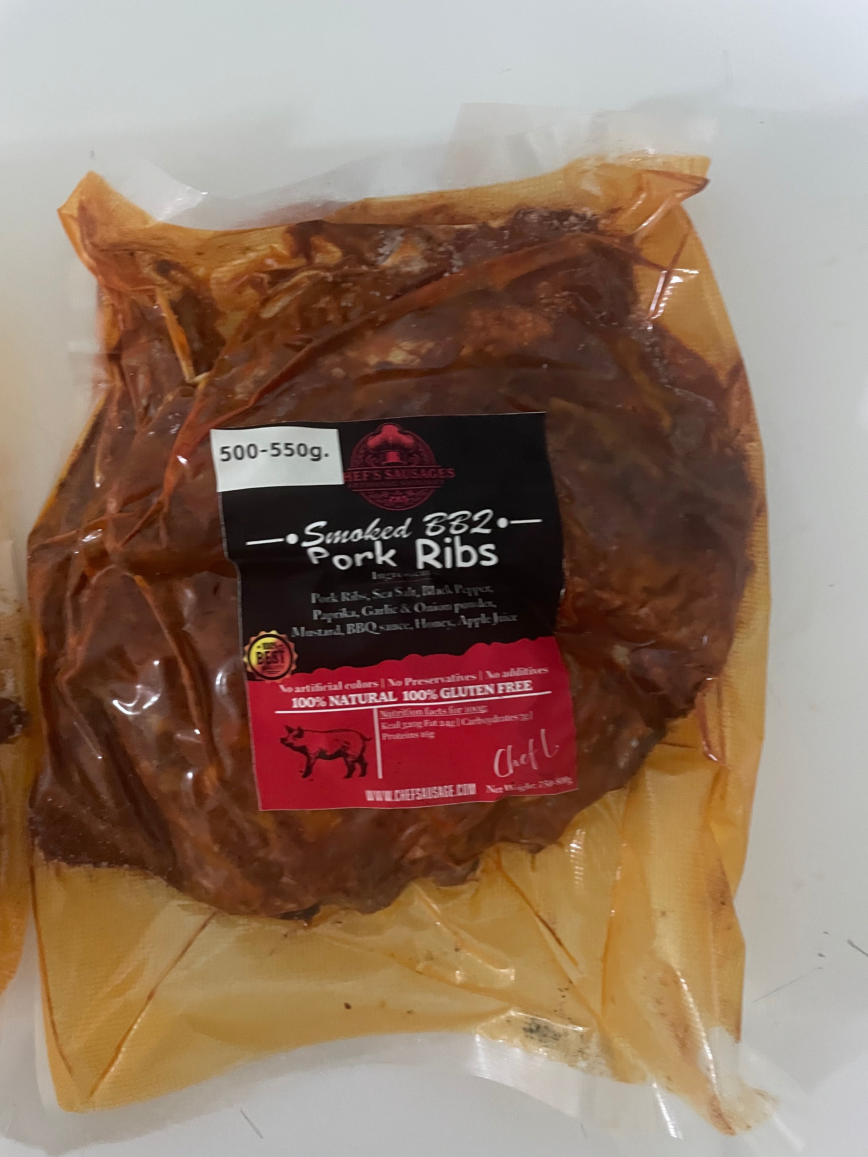 Smoked BBQ Pork Rib Tips – 500g