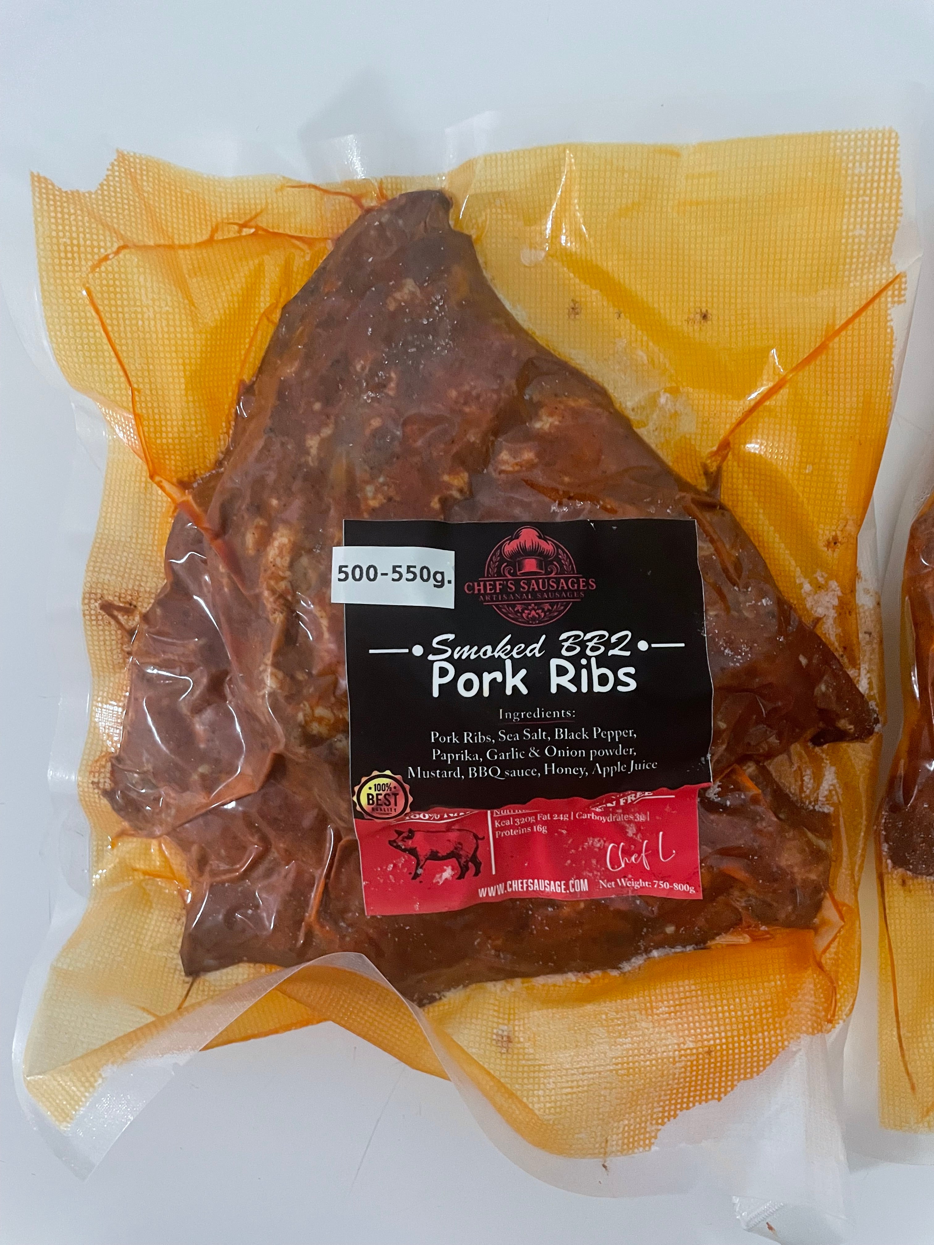 Smoked BBQ Pork Rib Tips – 500g