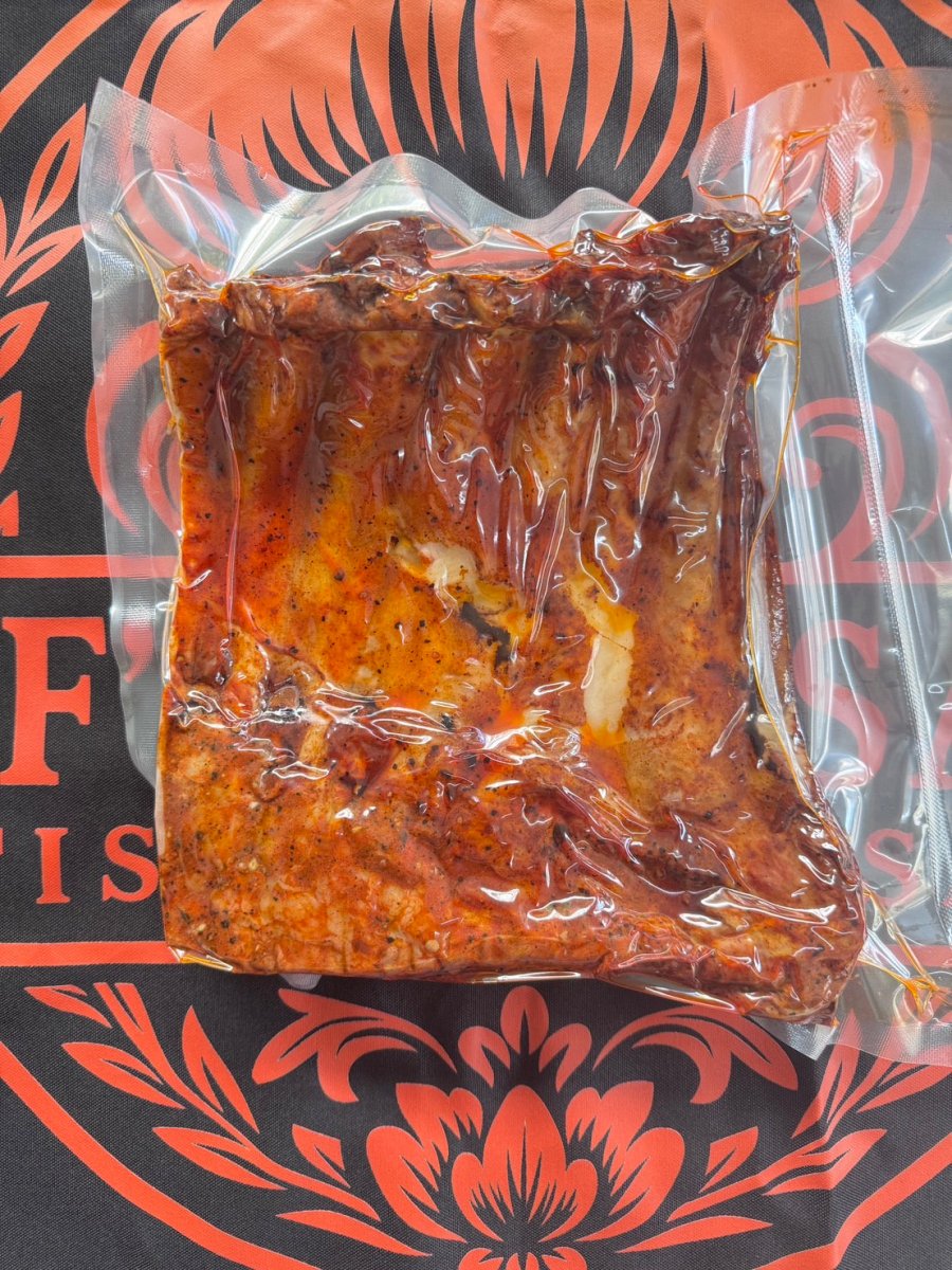 Slow Smoked Pork Ribs over Hickory Wood 720-750g