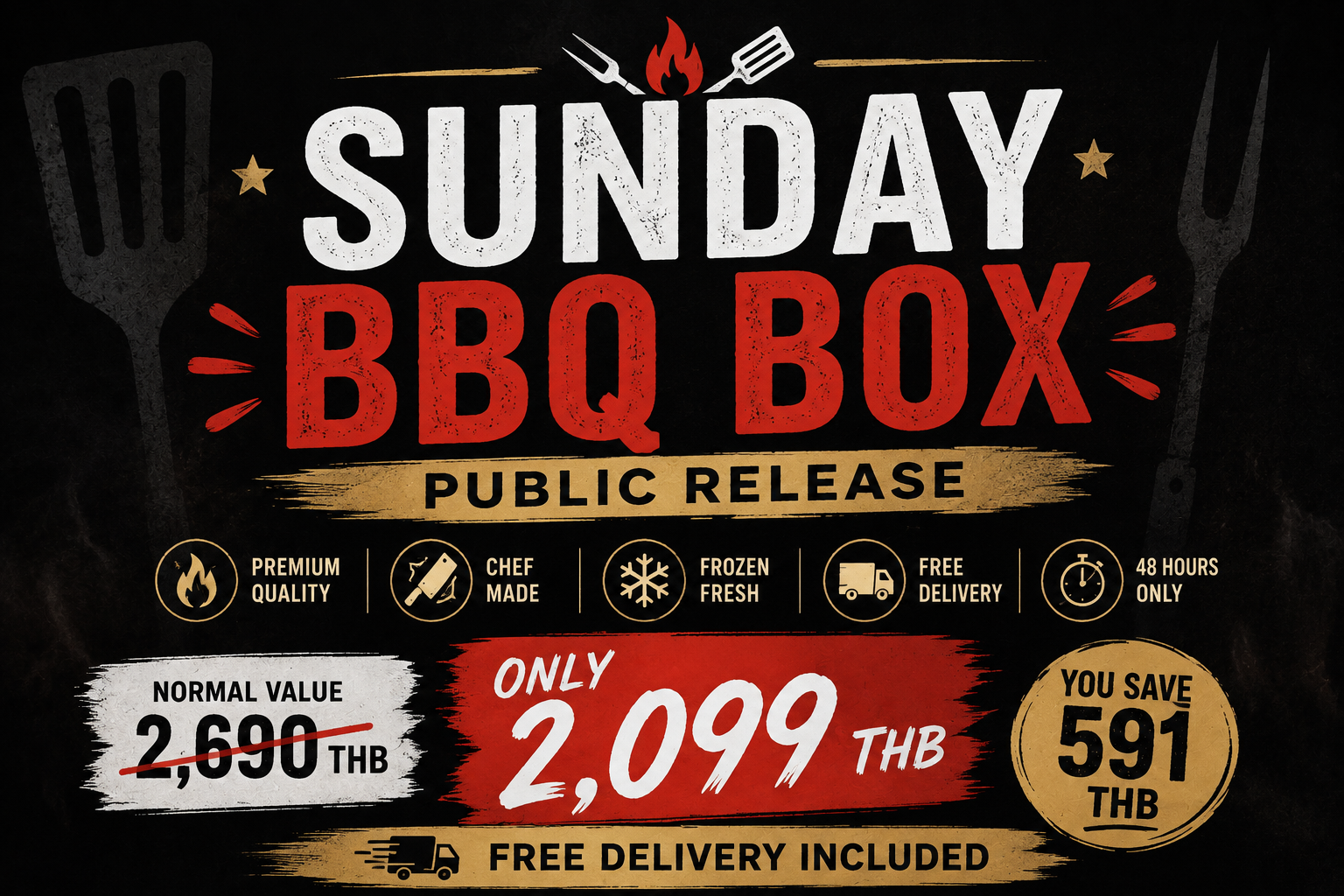 Sunday BBQ Box #6 48 hours only