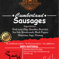 Cumberland Sausages 500g