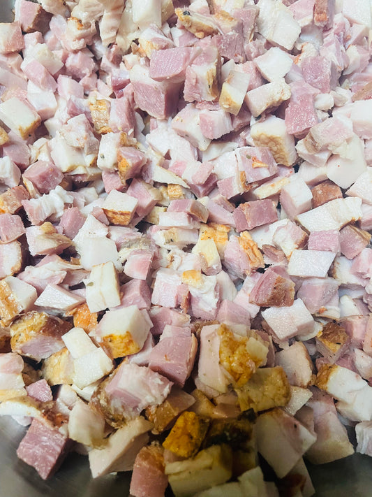 Smoked Bacon Cubes 250g