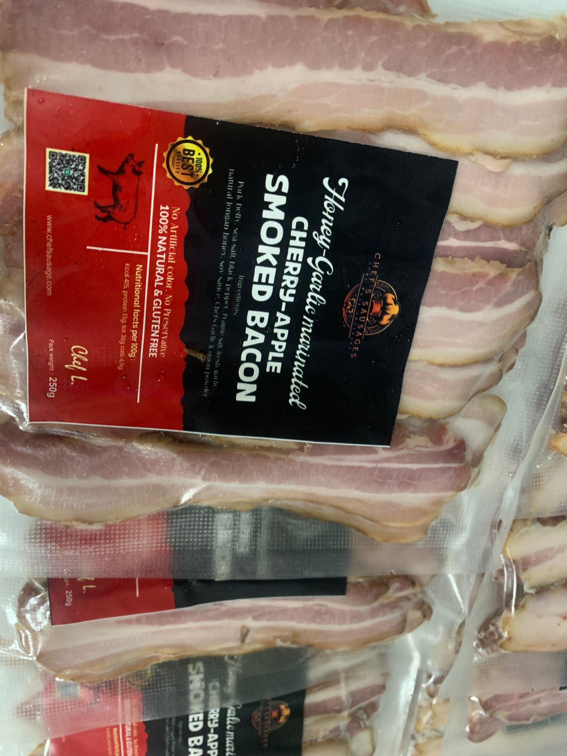 Packed bacon