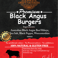 Hamburger di manzo Black Angus australiano