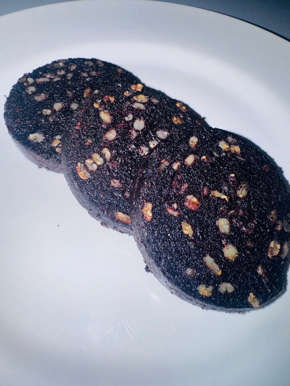 Black Pudding – Sliced 1,5cm thick (Artisanal Blood Sausage)