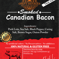Smoked Canadian Bacon 250g
