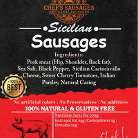 Pre order, new batch 19/10 Sicilian Sausage 500g