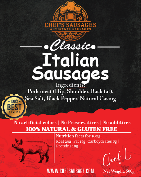 Classic Italian sausage 500g