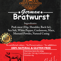 German Bratwurst 500g