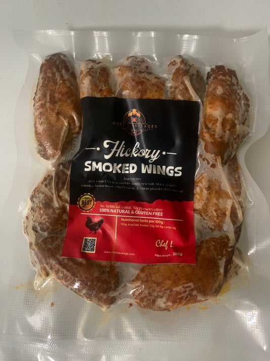 Slow-Smoked Hardwood Wings 300g