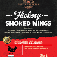 Slow-Smoked Hardwood Wings 300g