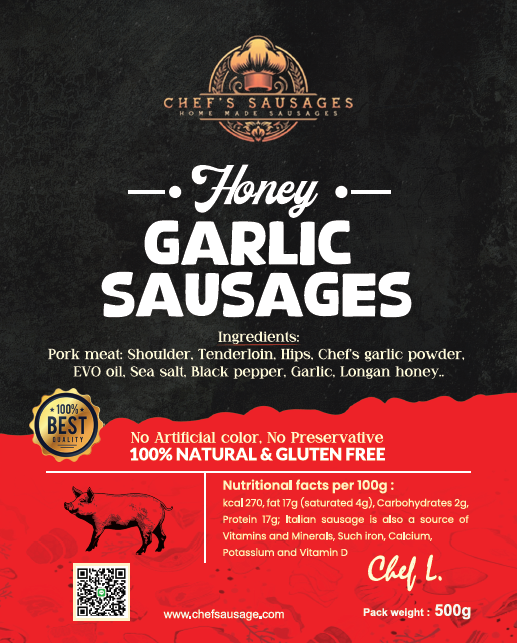 Honey Garlic Sausages 500g