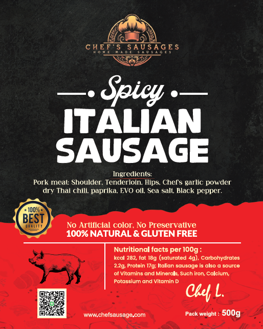 Italian Spicy sausage 500g