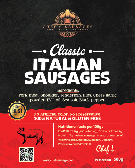 Classic Italian sausage 500g