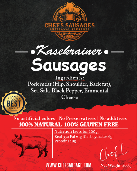 Kasekrainer Sausages 500g