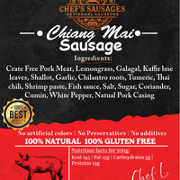 Chiang Mai Sausage (Sai Ua) 520/540g
