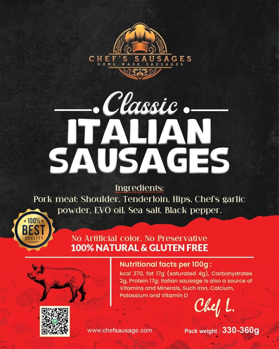 Classic Italian sausage - Chef's Sausage - 