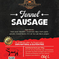 Fennel Sausage - Chef's Sausage - 