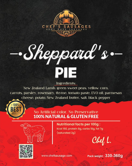 Gourmet Shepherd’s Pie – Premium Lamb, Aged Parmigiano & Rustic Vegetables - Chef's Sausage - 