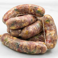 Sicilian fennel sausage pack, raw fennel pork sausages, Italian style sausages with herbs