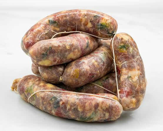 Sicilian fennel sausage pack, raw fennel pork sausages, Italian style sausages with herbs
